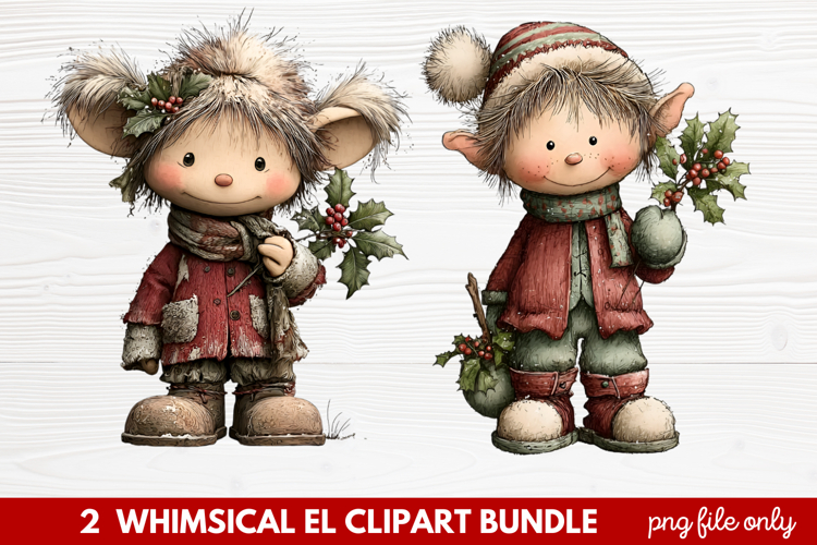Cute Elf Clipart Image 18