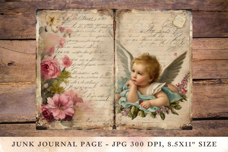 Printable Junk Journal Pages baby 1
