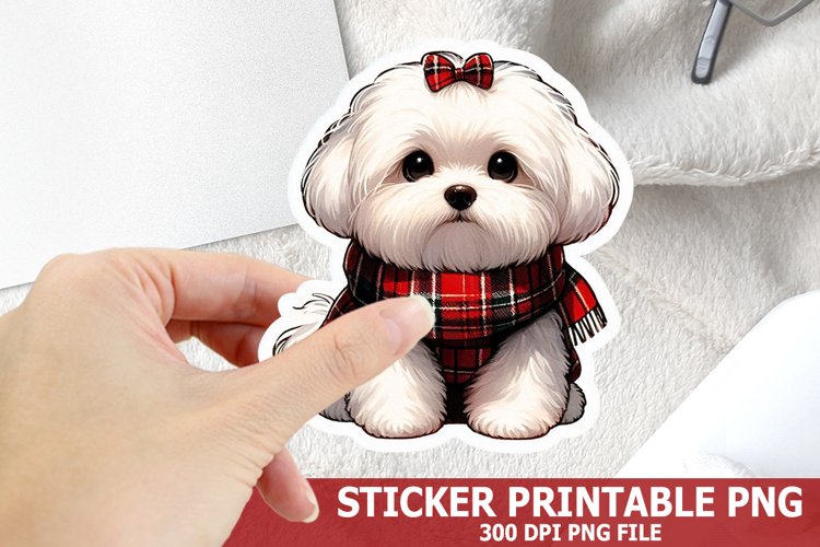 Christmas Dog Clipart Image 17