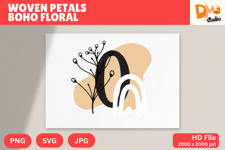 Floral Monogram Letter Svg Image 19
