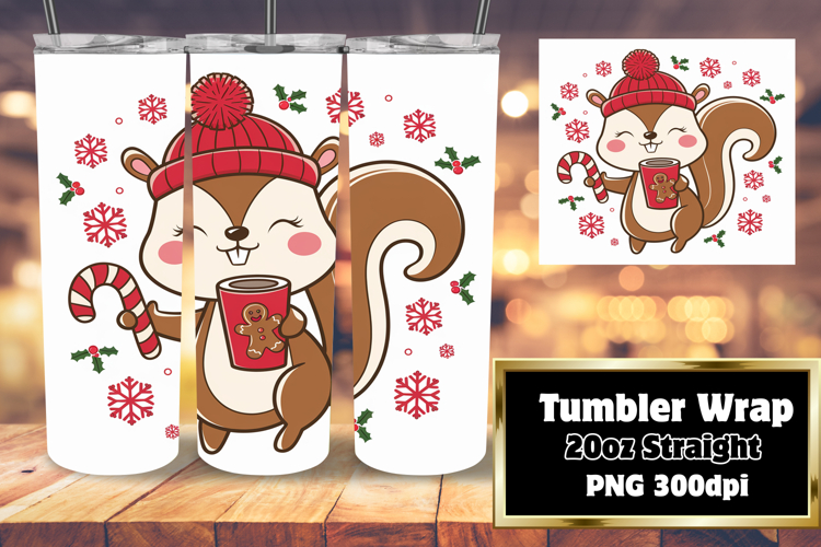Christmas Tumbler Wrap