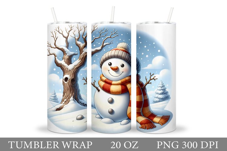 Cute Snowman Clipart Image 3