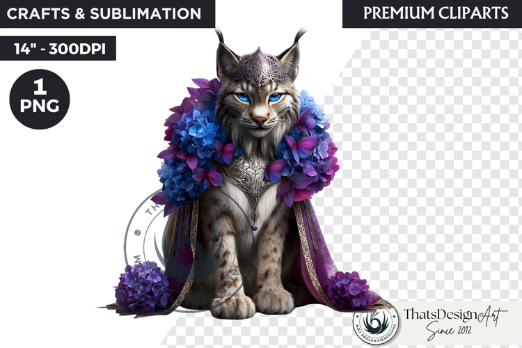 Royal Hydrangea Guardian Fantasy Warrior Floral Graphic