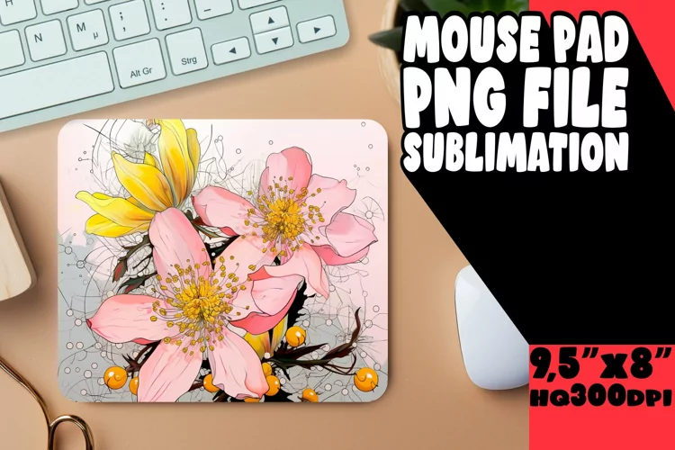 Springtime Mouse Pad Sublimation