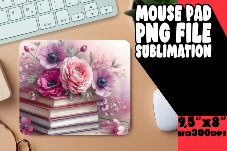 Sweet Desk Mat Sublimation Designs, Books