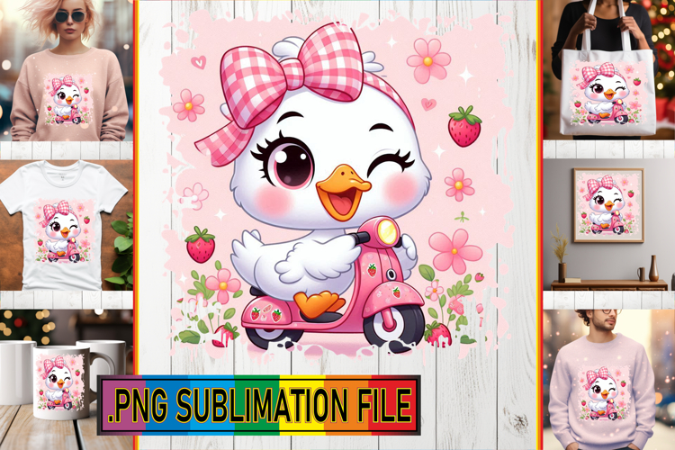 Cheerful TSHIRT Magic PNG, Cute Goose