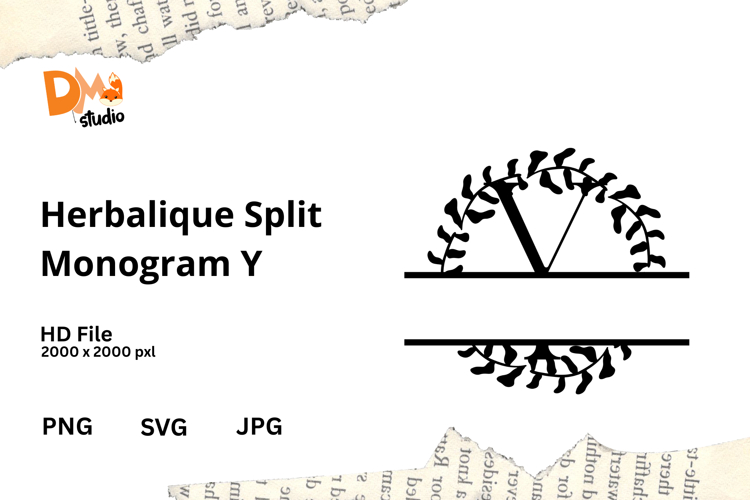 Herbalique Split Monogram