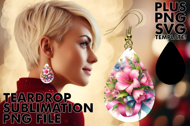Joyful Teardrop Earrings Designs, Flowers