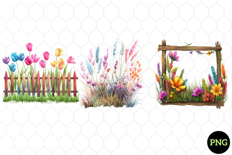 Flowers Border Clipart Image 9