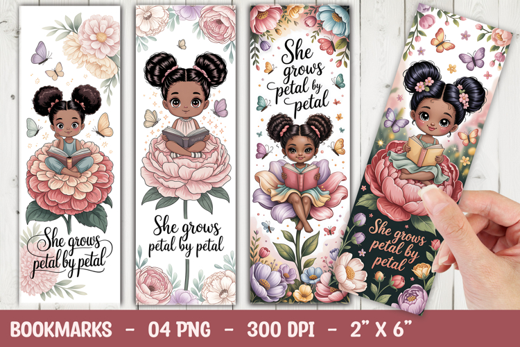 Cute Girl Quote Bookmark Sublimation