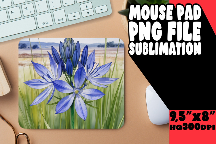Sweet Desk Mat Sublimation Designs, Flowers
