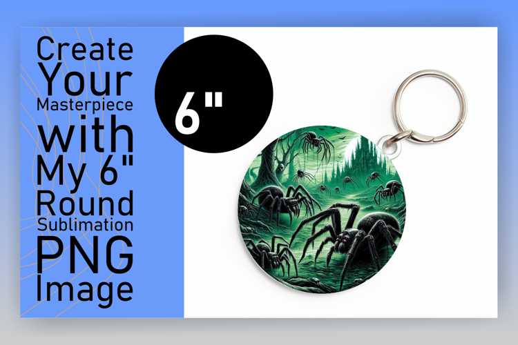 Creative Circle PNG Sublimation Design , Horror Halloween