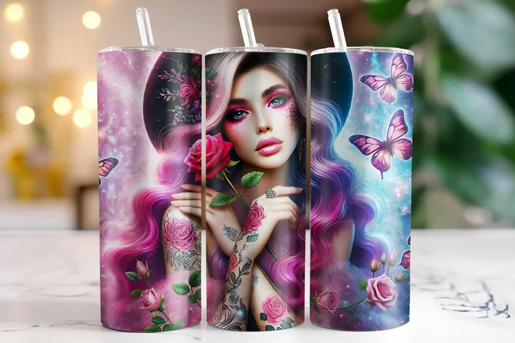 Girl Tumbler Wrap | Sublimation | Tumblers