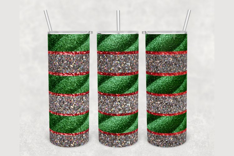 Glitter Sublimation Tumbler Design Image 6