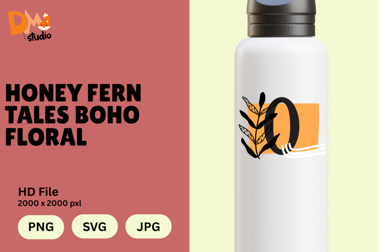 Honey Fern Tales Boho Floral Monogram