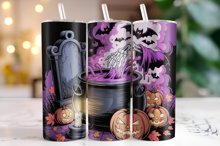 Happy Halloween Tumbler Wrap | Sublimation | Tumblers