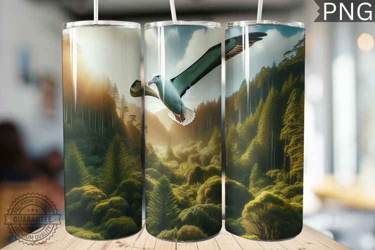 Albatross Tumbler Wrap - Albatross Tumbler Design