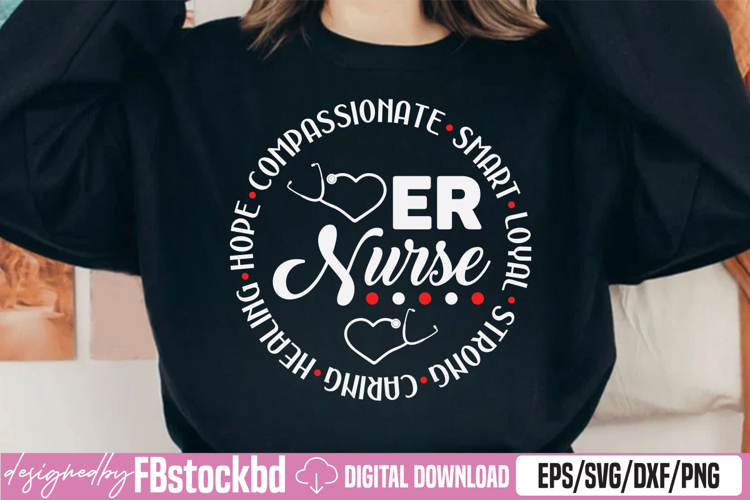 Emergency Room Registered Nurse Hospital RN SVG