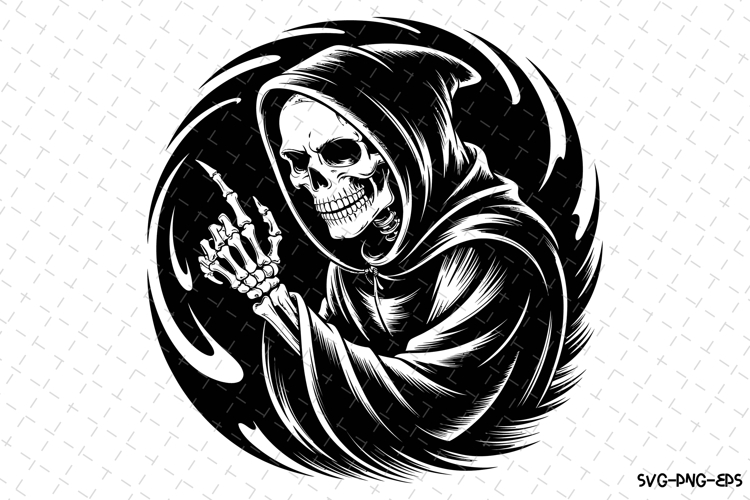 Grim Reaper Svg Image 17