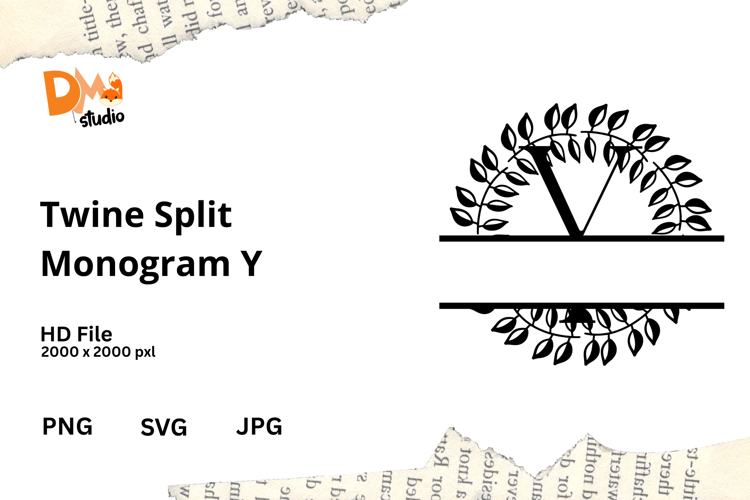 Twine Split Monogram