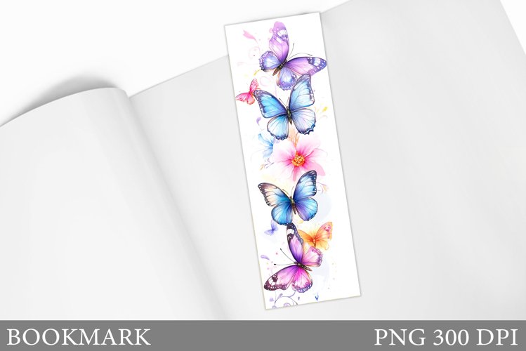 Butterfly Bookmark Sublimation. Butterflies Bookmark Design