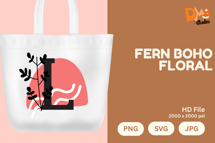Boho Floral Svg Image 15