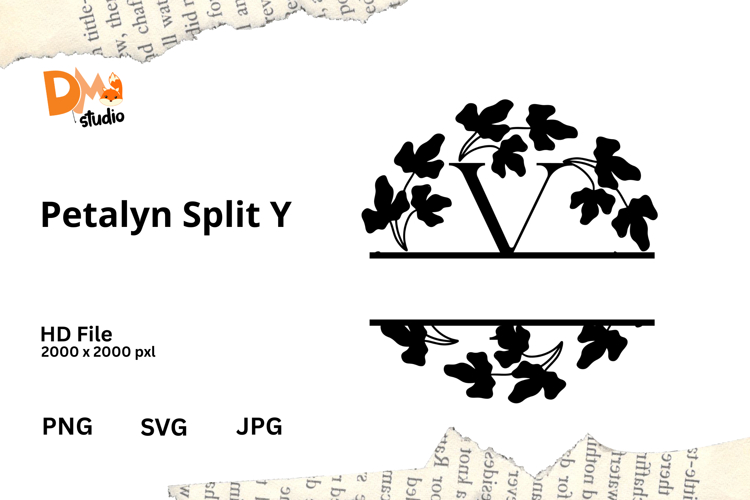 Floral Monogram Letter Svg Image 5