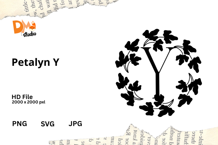 Floral Monogram Letter Svg Image 10
