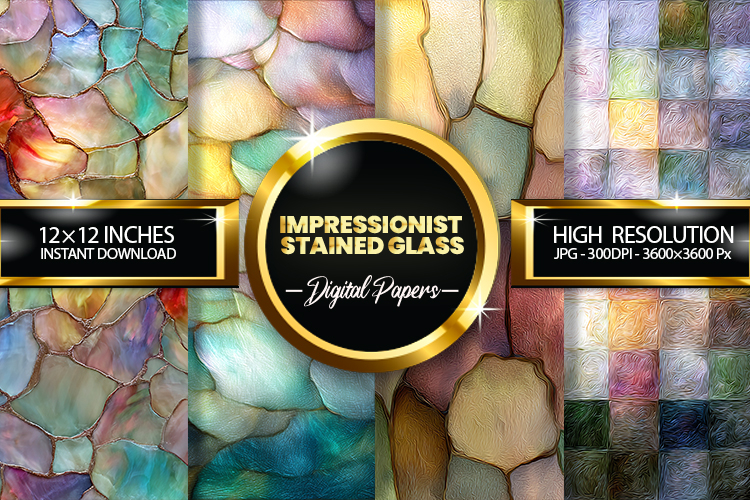 Stained Glass Texture Image 15