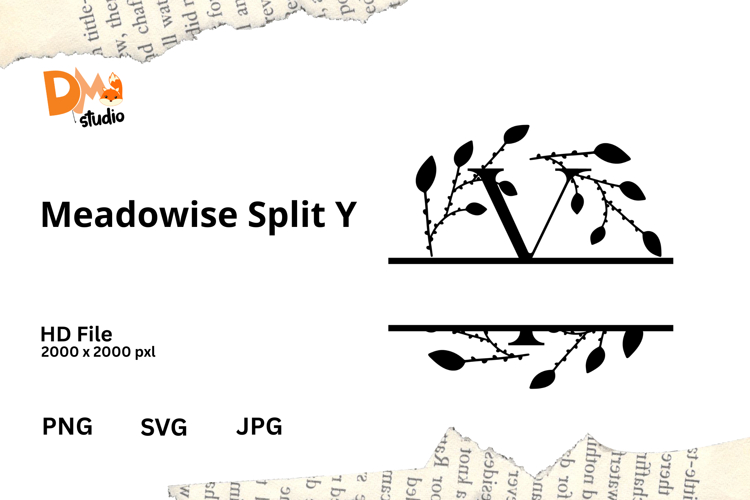 Floral Monogram Letter Svg Image 7