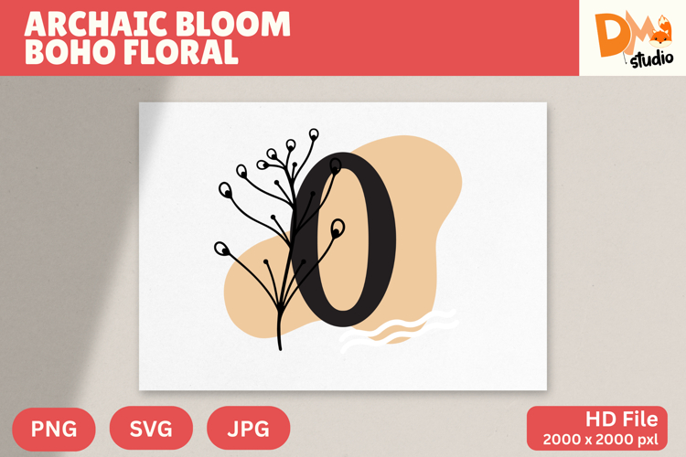 Floral Letter Svg Image 11