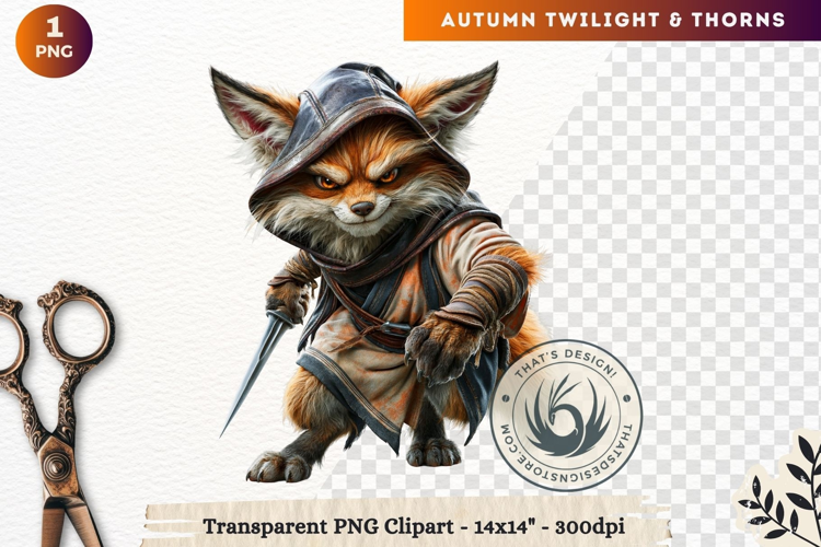 Fantasy Autumn Clipart PNG Twilight Thorns sublimation