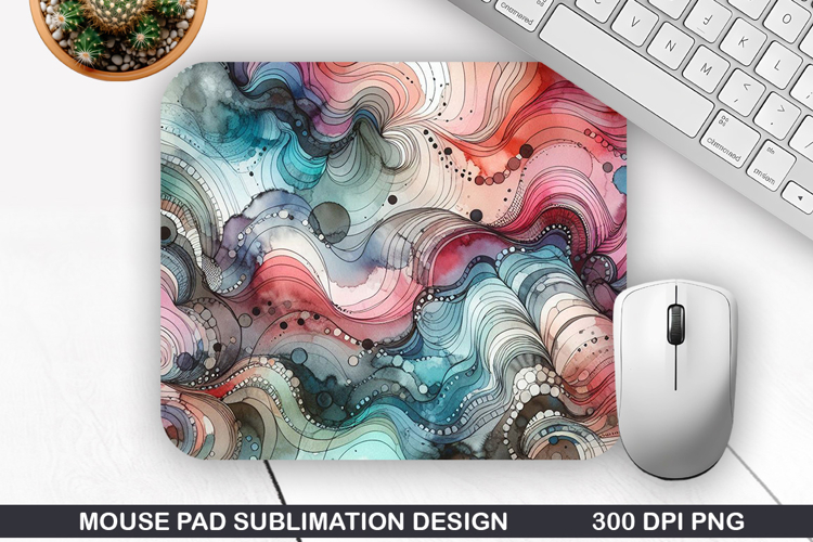 Vintage Mouse Pad Sublimation PNG Design - Mouse Pad PNG