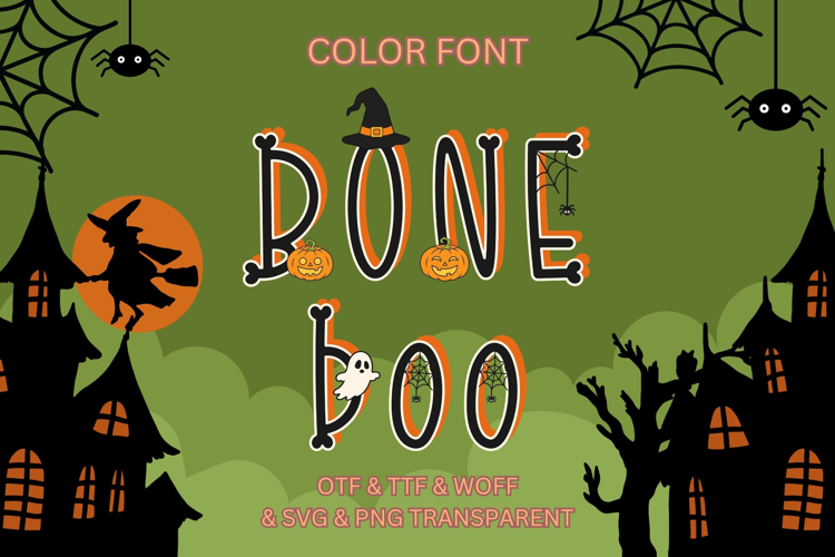 Bone Boo - Color Font
