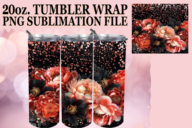 Shiny Leopard Print Tumbler Design: Sublimation - 20oz