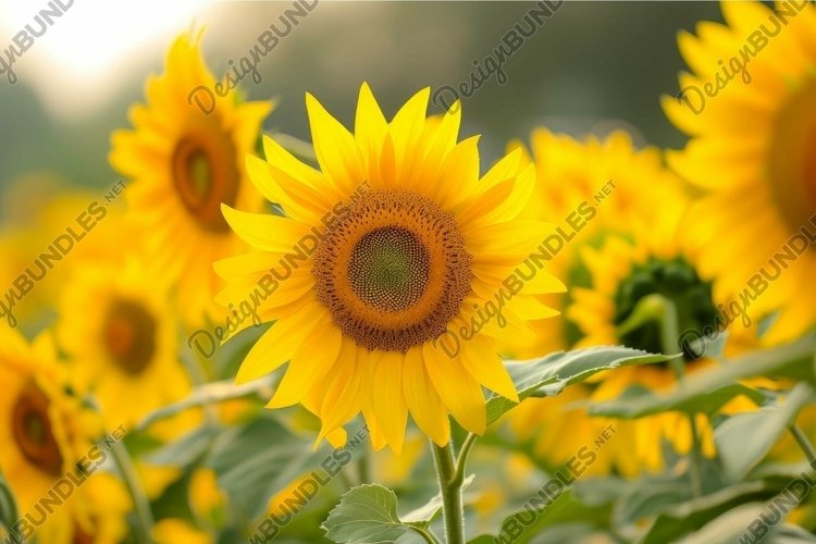 Sunflower Clipart Image 17
