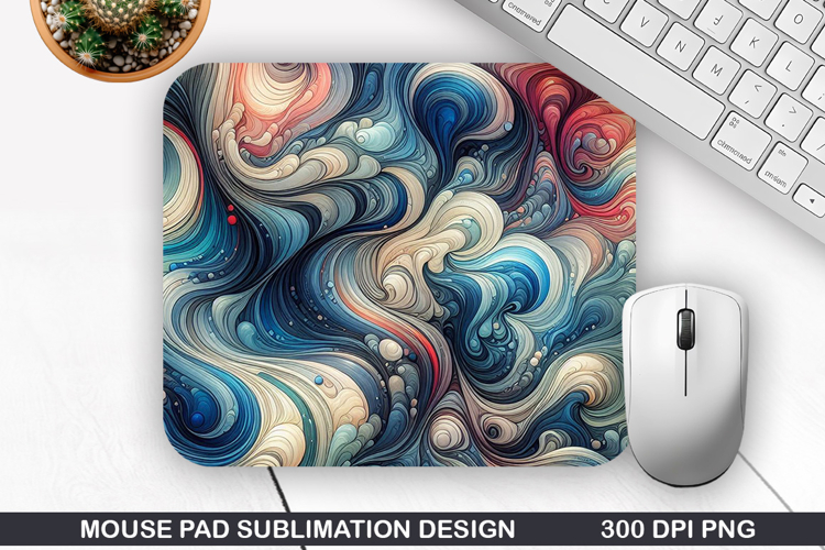 Vintage Mouse Pad Sublimation PNG Design - Mouse Pad PNG