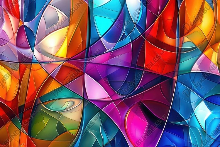 Funky Abstract Light Effect Background Wallpaper example image 1