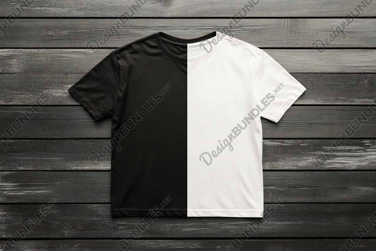 Black Tshirt Mockup Image 15
