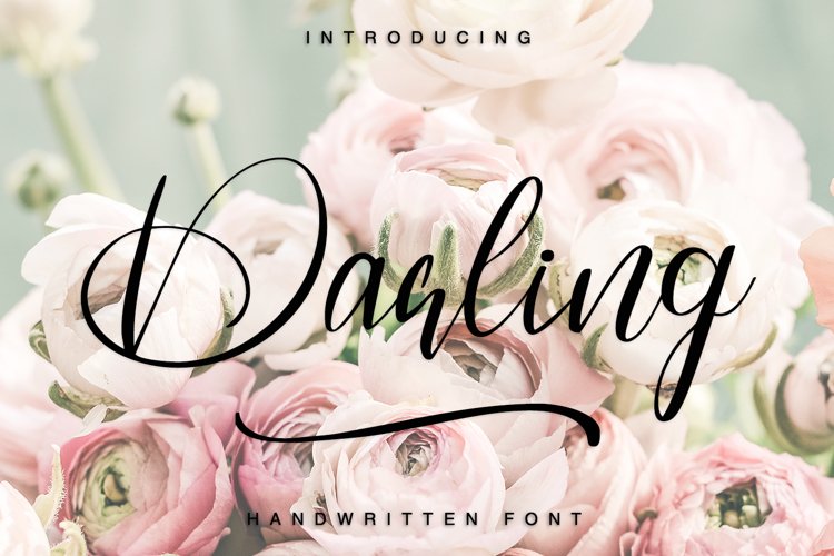 Darling - Hadwritten font example image 1