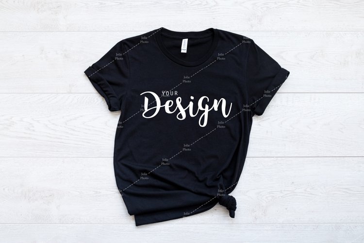 Black Tshirt Mockup Image 13