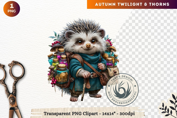 Fantasy Autumn Clipart PNG Twilight Thorns sublimation