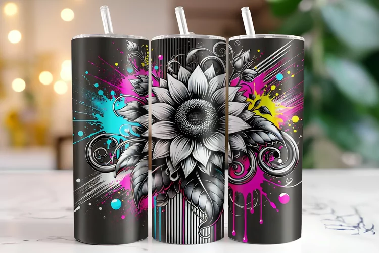 Sunflower Tumbler Wrap | Sublimation
