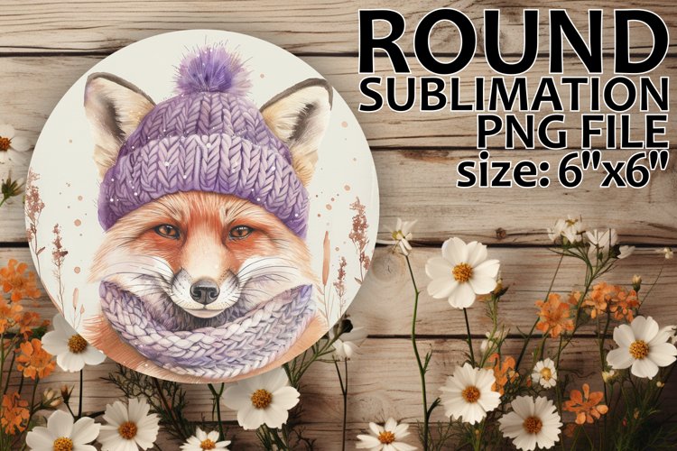 Artistic Keychain Circle Design Template , Christmas example image 1