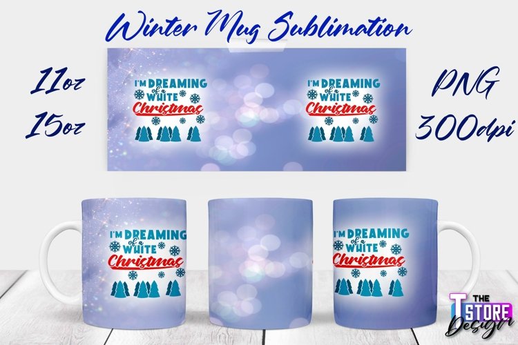 Winter Mug Sublimation | Winter 11 oz |15 oz Mug Sublimation example image 1