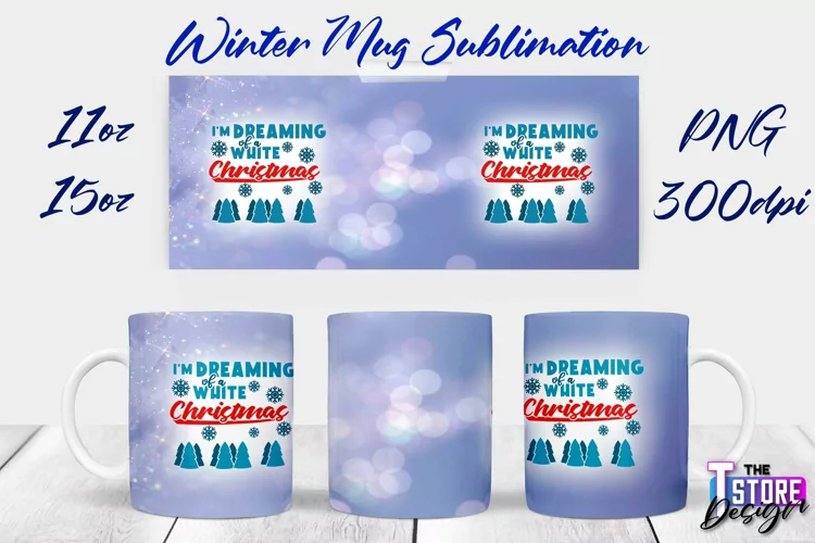 Winter Mug Sublimation | Winter 11 oz |15 oz Mug Sublimation