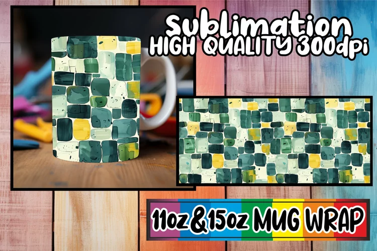Graffiti Sublimation Mug Wrap for 11oz/15oz