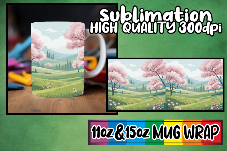 Wholesome memories sublimation wrap, Spring