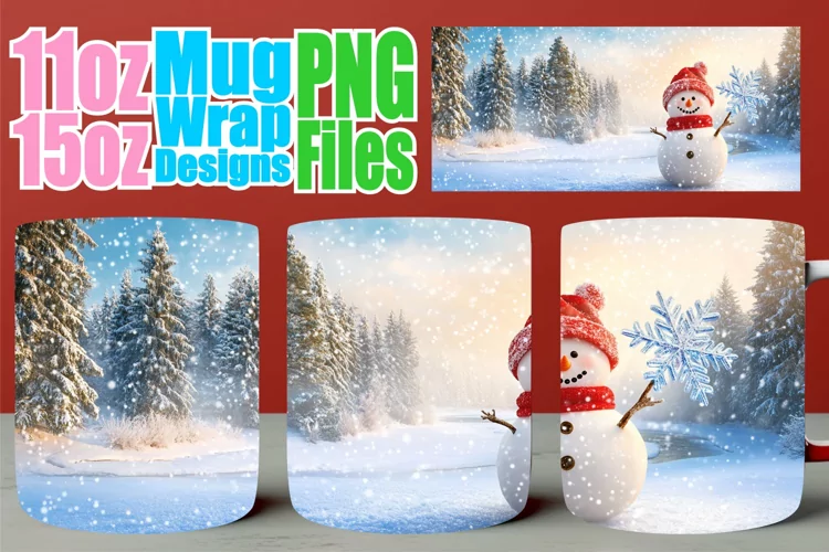 Magical sunsets sublimation print wrap, Winter