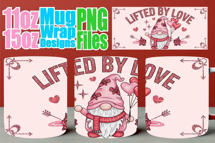 Sweet memories 11oz 15oz sublimation wrap, Valentines